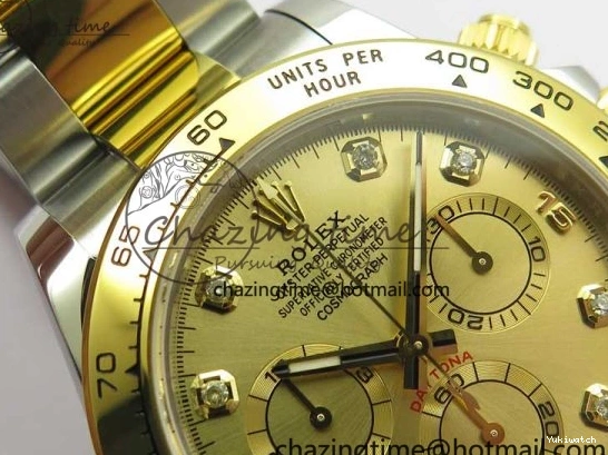 116508 SA4130 YG Case Best SS Bracelet YG Noob SS Dial Crystal 904L Daytona YG 1:1 Edition and 0109